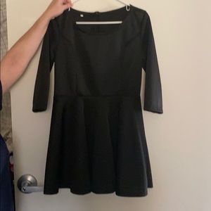 Black dress. Short